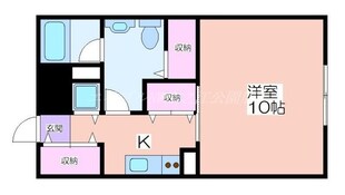 パラドール北加賀屋の物件間取画像